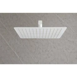 1-Spray Patterns With 2.5 GPM 0 In. Ceiling Mount Rain Fixed Shower Head In White -Tahanbath white tahanbath fixed shower heads z w1272 57894 4f 1000