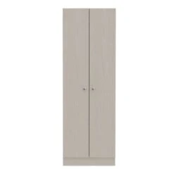 23.60 In. W X 11.80 In. D X 71.10 In. H Particle Board Freestanding Linen Cabinet With 5-Shelves In Oak