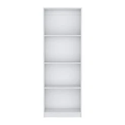 24.70 In. W X 11.70 In. D X 71.10 In. H White Wood Freestanding Linen Cabinet W/4-Shelves In White -Tahanbath white tahanbath linen cabinets ct xl p167426 c3 1000