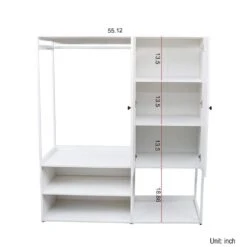 15.75 In. W X 39.37 In. D X 70.87 In. H White Wood Freestanding Linen Cabinet W/Drawers And 6-Shelves In White 11 15.75 In. W X 39.37 In. D X 70.87 In. H White Wood Freestanding Linen Cabinet W/Drawers And 6-Shelves In White -Tahanbath white tahanbath linen cabinets ct xl p280699 4f 1000