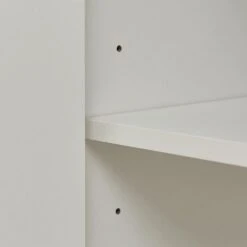 15 In. W X 108.70 In. D X 68 In. H White MDF And Particle Board Freestanding Linen Cabinet With Drawers In White -Tahanbath white tahanbath linen cabinets ct xl s00010 66 1000