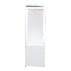 19.69 In. W X 55.12 In. D X 62.99 In. H White Particle Board Freestanding Linen Cabinet W/Doors And Shelves In White -Tahanbath white tahanbath linen cabinets ct xl s00181 44 1000