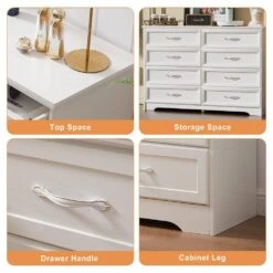 15.70 In. W X 47.60 In. D X 36.70 In. H White Linen Cabinet -Tahanbath white tahanbath linen cabinets z w1668p182257 1f 1000