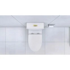 Dual Flush Single Flush: Other Elongated One Piece Toilet White -Tahanbath white tahanbath one piece toilets k w2826p192007 44 1000
