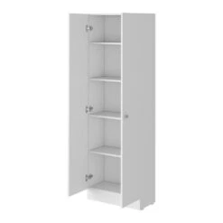 Storage Cabinet Pipestone, Double Door, White Finish -Tahanbath white tahanbath pantry organizers z b092123045 c3 1000