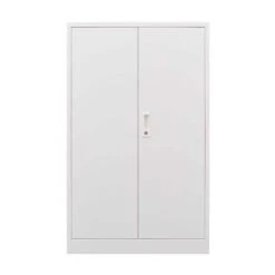 The Ultimate Folding Metal Storage Cabinet: Locking Doors Adjustable Shelf, For Home, Office, School And Garage In White -Tahanbath white tahanbath pantry organizers z w124757865 c3 1000