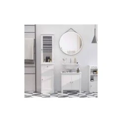 Bathroom Storage Cabinet In White -Tahanbath white tahanbath pantry organizers z w2378p176276 31 1000