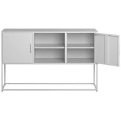 Modern Sideboard With Ample Storage: Anti-tilt For Kitchen, Dining, And Living Spaces, White -Tahanbath white tahanbath pantry organizers z w2735p186341 4f 1000