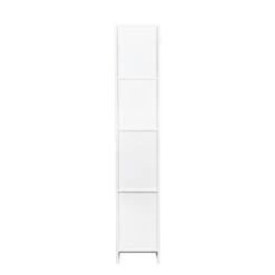 Freestanding Cabinet With Inadjustable Shelves And 2-Doors For Kitchen, Dining Room, White -Tahanbath white tahanbath pantry organizers z w33165045 4f 1000