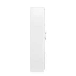 Stackable Wall Mounted Storage Cabinet, 15.75 In. D X 15.75 In. W X 70.87 In. H, White -Tahanbath white tahanbath pantry organizers z w33167273 44 1000
