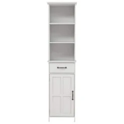 Floor Standing Cabinet With 1-Door And 1-Drawer In White