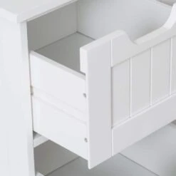 Small Bathrooom Storage Cabinet, Freestanding Storage Cabinet EntryWay Cabinet Home Storage For Living Room In White -Tahanbath white tahanbath pantry organizers z w965141553 fa 1000