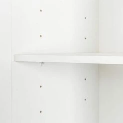 Stackable Wall Mounted Storage Cabinet, 15.75 In. D X 15.75in.W X 70.87in.H, White -Tahanbath white tahanbath pantry organizers z wf317508aak 4f 1000