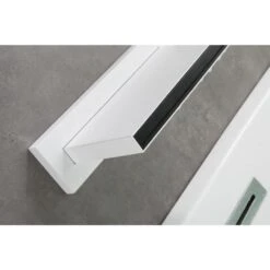 Single-Handle Wall Mount Waterfall Roman Tub Faucet Without Hand Shower In. White -Tahanbath white tahanbath roman tub faucets z w928100916 4f 1000