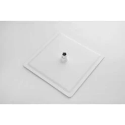 No Handle Rain Shower Head 1-Spray Shower Faucet 2.5 GPM With High Pressure Rainfall In. White -Tahanbath white tahanbath shower faucets z w2287 p182600 44 1000