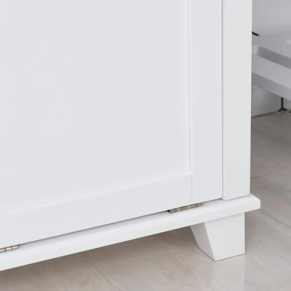 30.00 In. W X 23.60 In. D X 27.50 In. H Bathroom Storage Wall Cabinet In White 2 30.00 In. W X 23.60 In. D X 27.50 In. H Bathroom Storage Wall Cabinet In White - Image 2