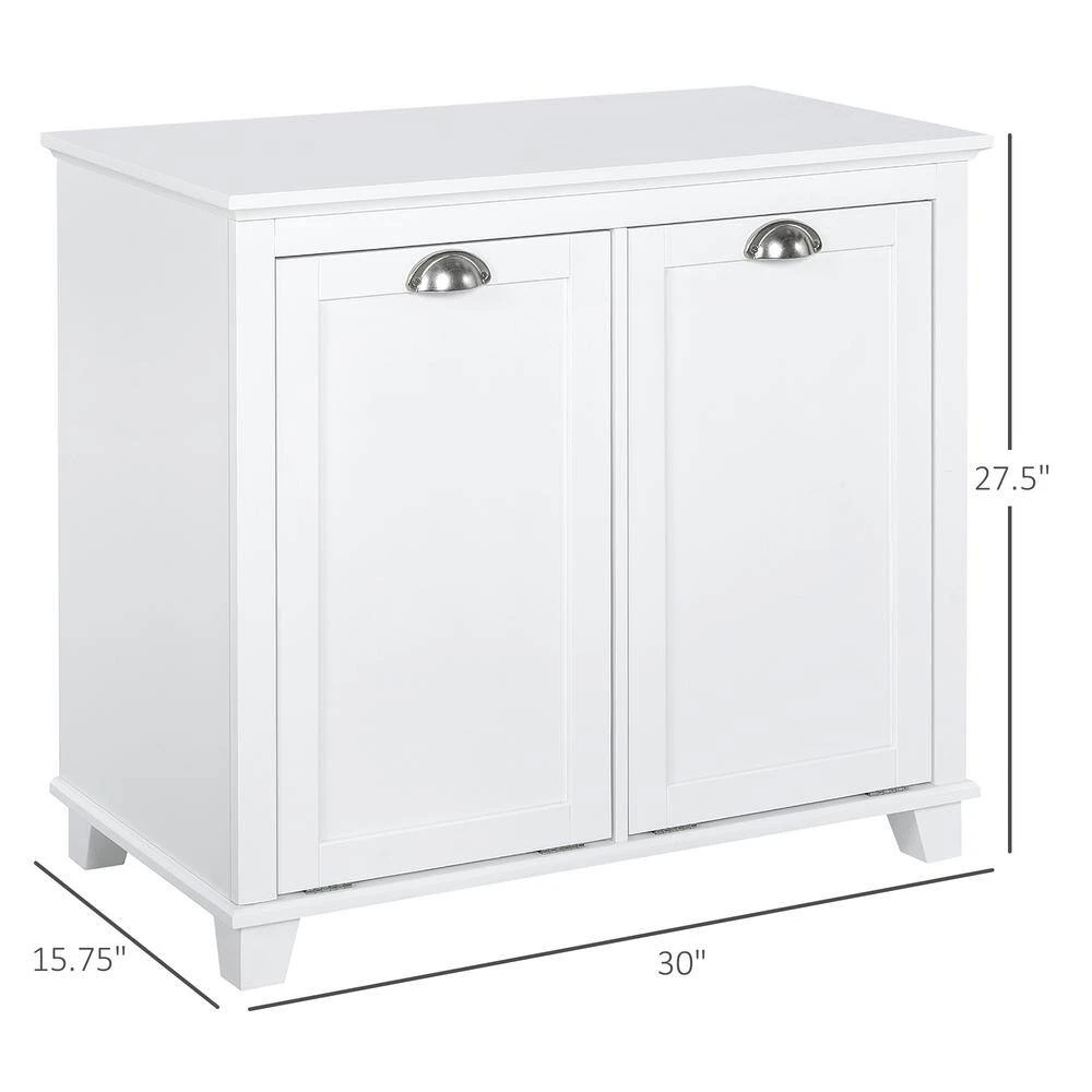 30.00 In. W X 23.60 In. D X 27.50 In. H Bathroom Storage Wall Cabinet In White 3 30.00 In. W X 23.60 In. D X 27.50 In. H Bathroom Storage Wall Cabinet In White - Image 3